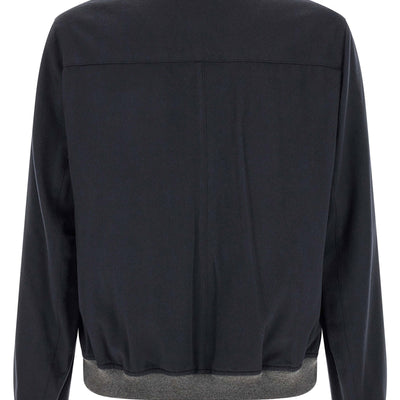 Brunello Cucinelli Light Flannel Bomber Jacket