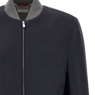 Brunello Cucinelli Light Flannel Bomber Jacket