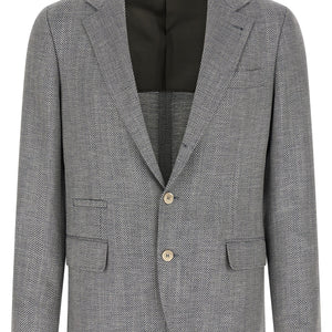 Brunello Cucinelli Deconstructed Single-breasted Blazer
