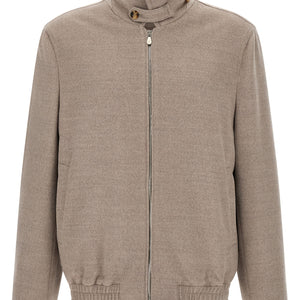 Brunello Cucinelli Virgin Wool Beaver Bomber Jacket