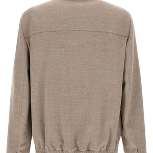 Brunello Cucinelli Virgin Wool Beaver Bomber Jacket