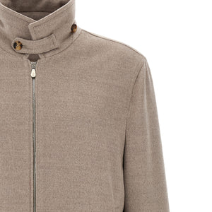 Brunello Cucinelli Virgin Wool Beaver Bomber Jacket