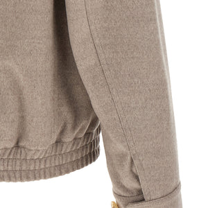 Brunello Cucinelli Virgin Wool Beaver Bomber Jacket