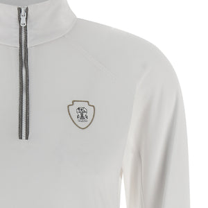 Brunello Cucinelli Precious Half Zip Sweater