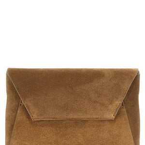 Brunello Cucinelli Monile Suede Clutch Bag