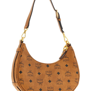 Mcm Aren Crescent Hobo Shoulder Bag