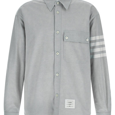 Thom Browne 4bar Flannel Shirt
