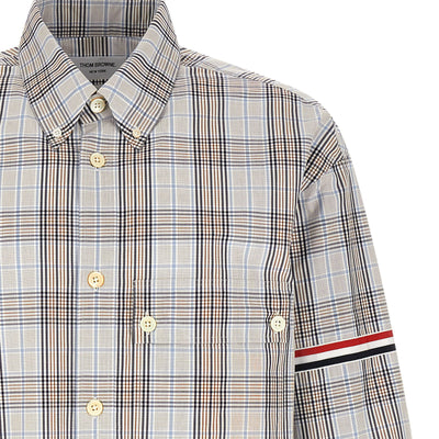 Thom Browne Oversized Rwb Shirt