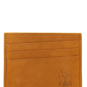 Brunello Cucinelli Suede Card Holder