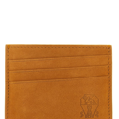 Brunello Cucinelli Suede Card Holder