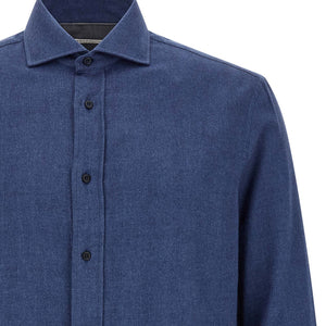 Brunello Cucinelli Herringbone Shirt