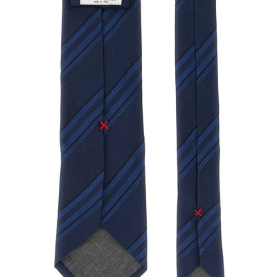 Brunello Cucinelli Operated Stripe Tie