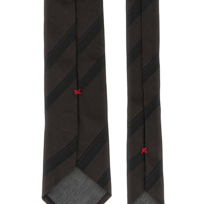 Brunello Cucinelli Regimental Silk Tie