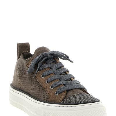 Brunello Cucinelli Monile Knit Sneakers