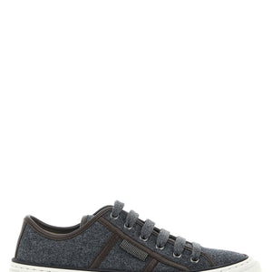 Brunello Cucinelli Shiny Tab Sneakers
