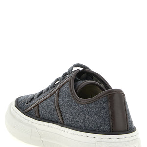 Brunello Cucinelli Shiny Tab Sneakers
