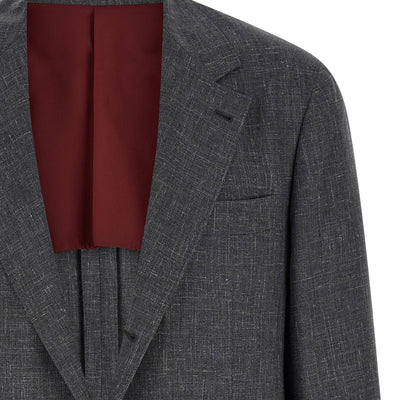 Brunello Cucinelli Blazer Flamed Canvas Blazer