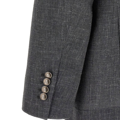 Brunello Cucinelli Blazer Flamed Canvas Blazer