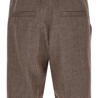 Brunello Cucinelli Linen And Wool Bermuda Shorts