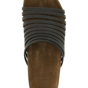 Brunello Cucinelli Precious Straps Slides