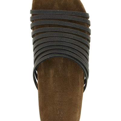 Brunello Cucinelli Precious Straps Slides