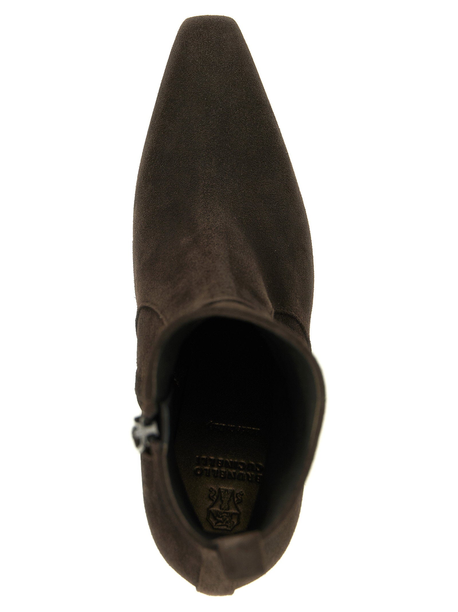 Brunello Cucinelli Precious Heel Ankle Boots