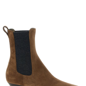 Brunello Cucinelli Precious Loop Detail Ankle Boots