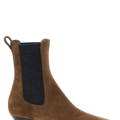 Brunello Cucinelli Precious Loop Detail Ankle Boots