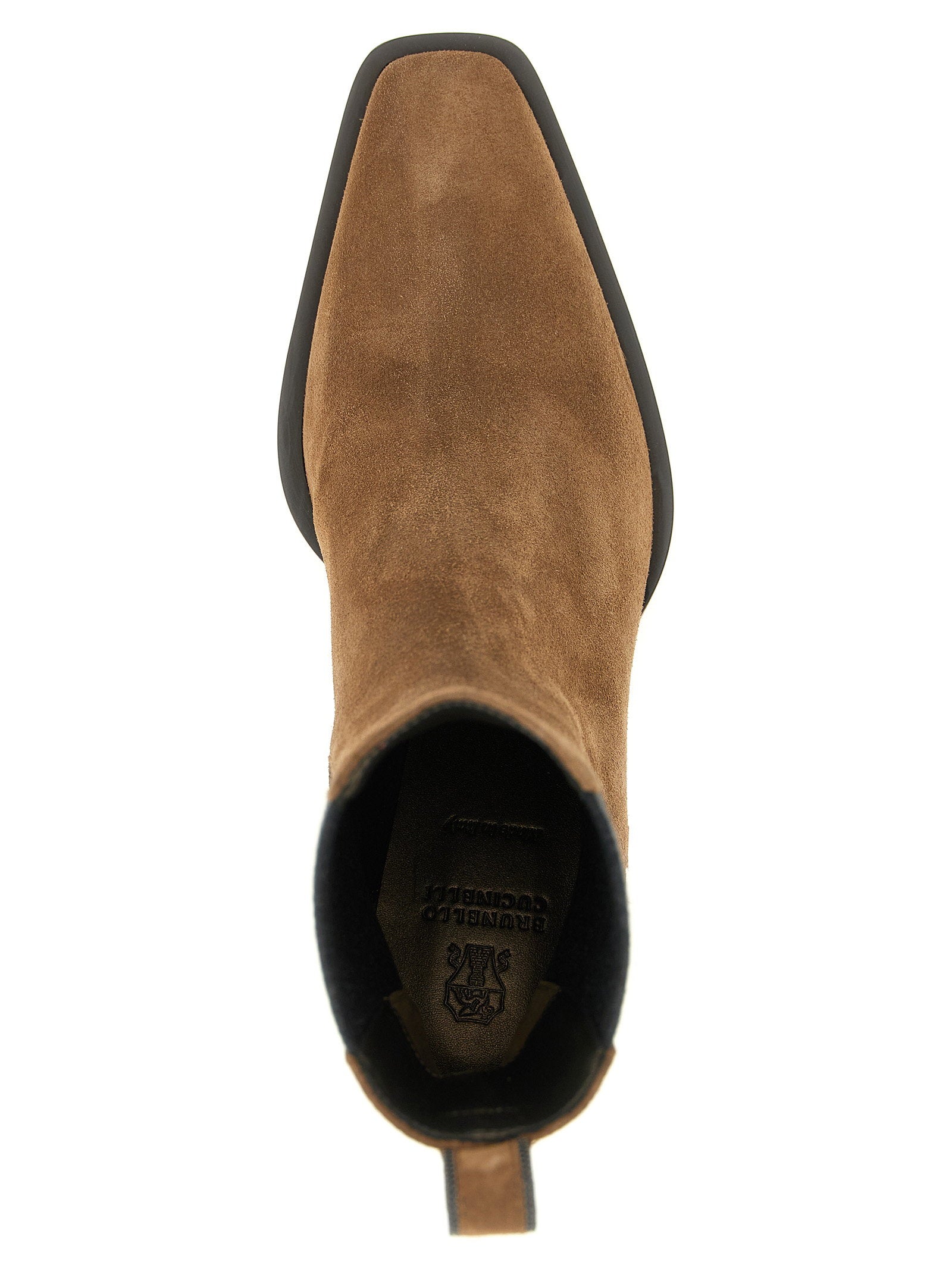 Brunello Cucinelli Precious Loop Detail Ankle Boots