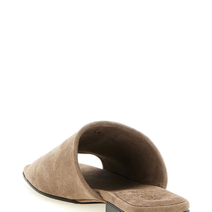 Brunello Cucinelli Monile Suede Sandals