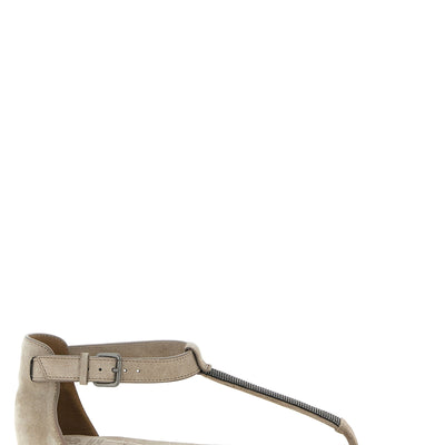 Brunello Cucinelli Precious Strap Sandals