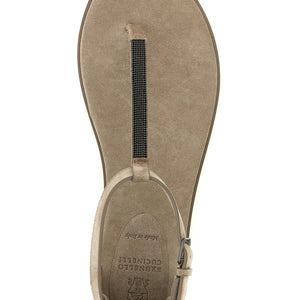 Brunello Cucinelli Precious Strap Sandals