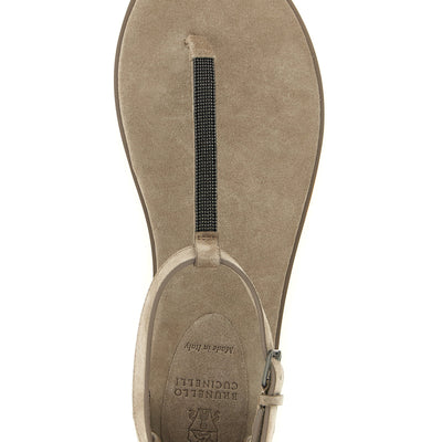 Brunello Cucinelli Precious Strap Sandals