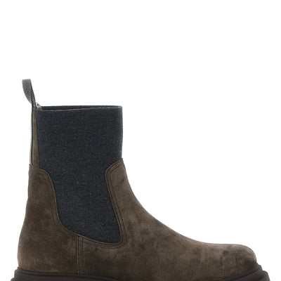 Brunello Cucinelli Precious Loop Detail Ankle Boots