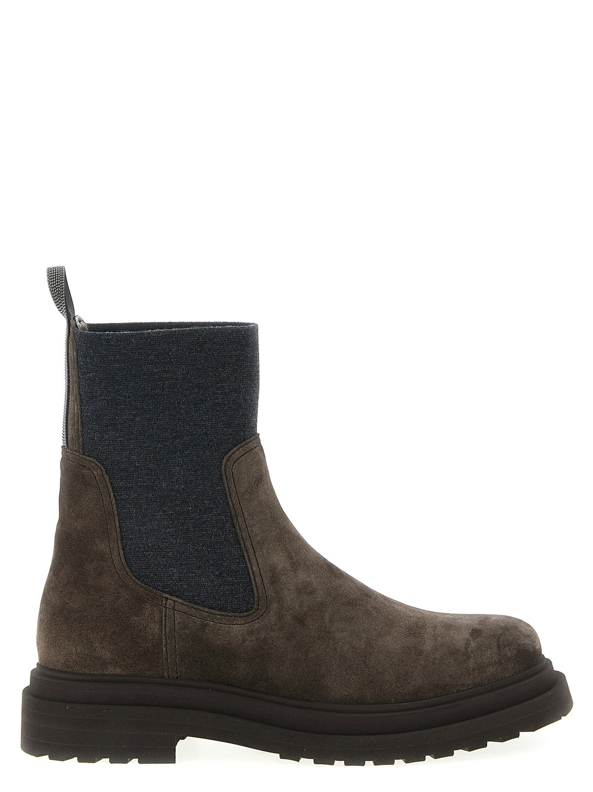 Brunello Cucinelli Precious Loop Detail Ankle Boots