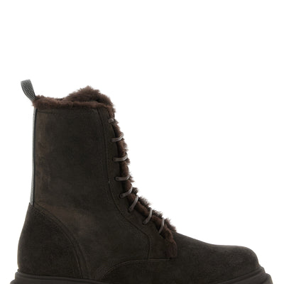 Brunello Cucinelli Precious Loop Ankle Boots