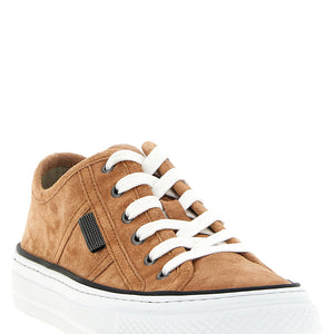 Brunello Cucinelli Shiny Tab Sneakers