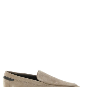 Brunello Cucinelli Monile Suede Loafers