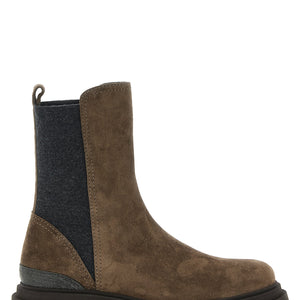 Brunello Cucinelli Precious Detail Ankle Boots