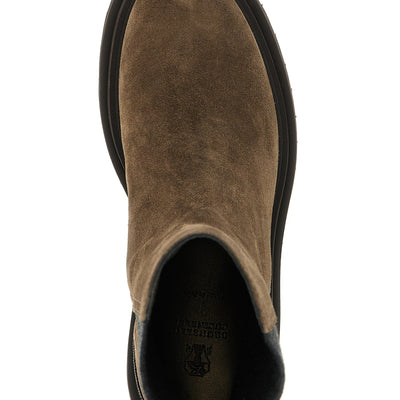 Brunello Cucinelli Precious Detail Ankle Boots