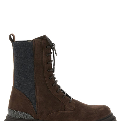 Brunello Cucinelli Precious Detail Ankle Boots