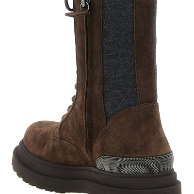 Brunello Cucinelli Precious Detail Ankle Boots