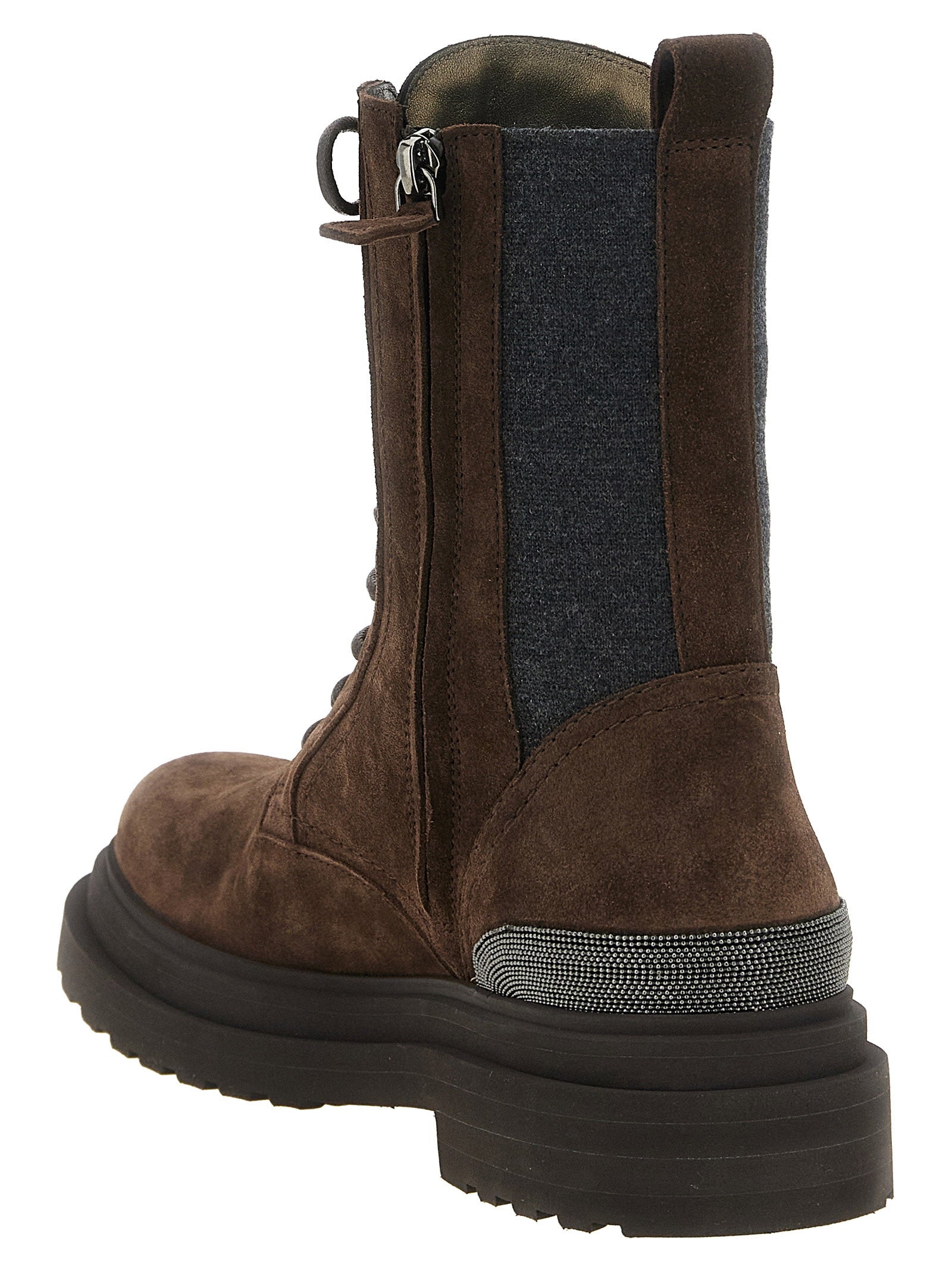 Brunello Cucinelli Precious Detail Ankle Boots
