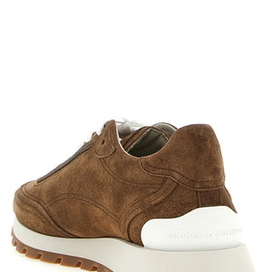 Brunello Cucinelli Monile Suede Sneakers