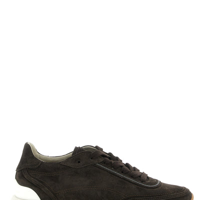 Brunello Cucinelli Monile Suede Sneakers