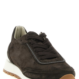 Brunello Cucinelli Monile Suede Sneakers