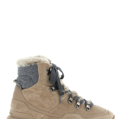 Brunello Cucinelli Lace-up Ankle Boots With Hooks
