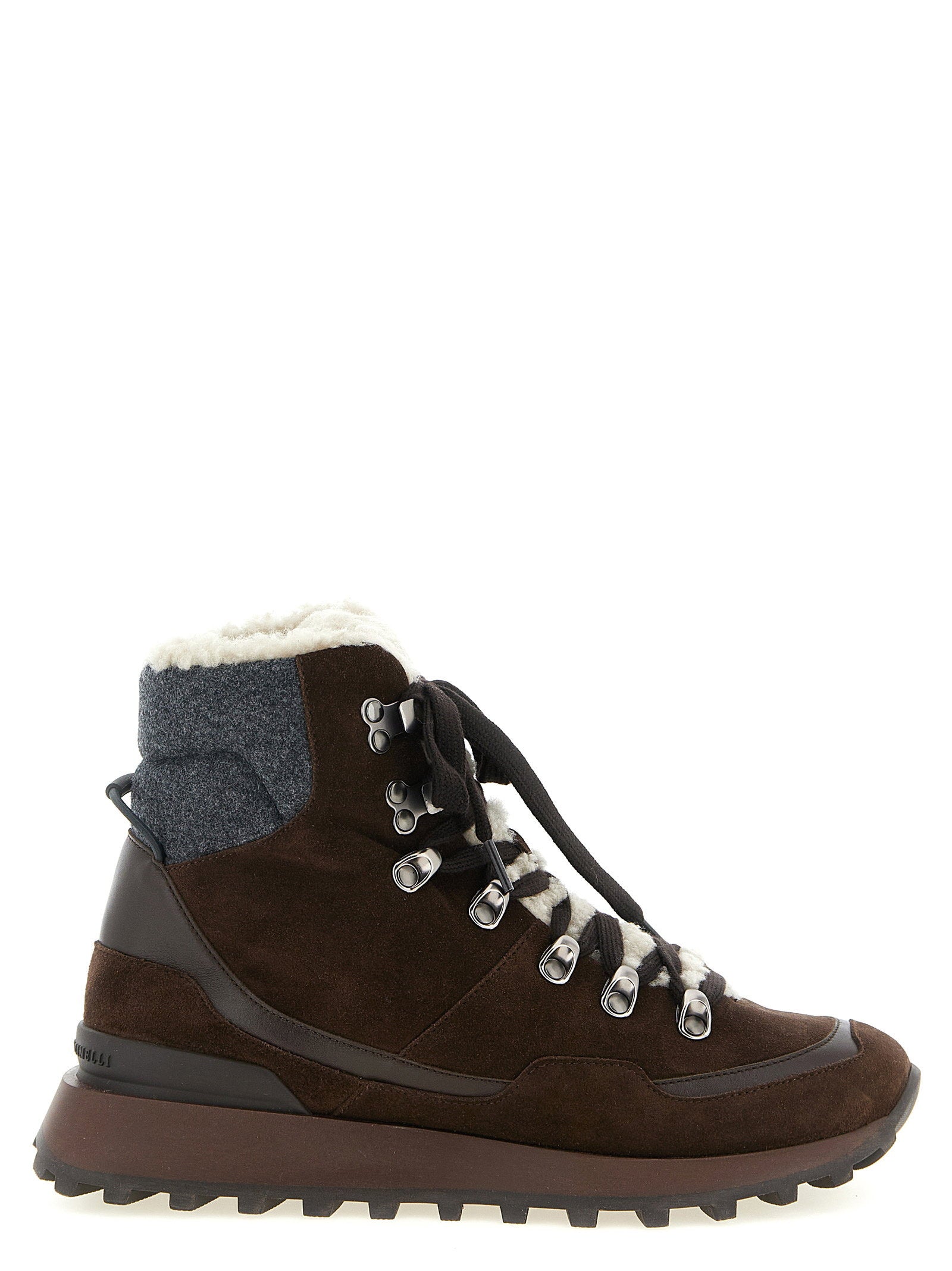 Brunello Cucinelli Lace-up Ankle Boots With Hooks