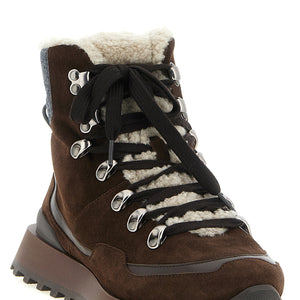 Brunello Cucinelli Lace-up Ankle Boots With Hooks