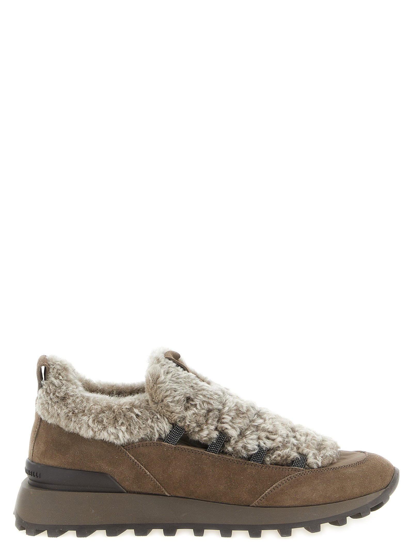 Brunello Cucinelli Monile Shearling Sneakers
